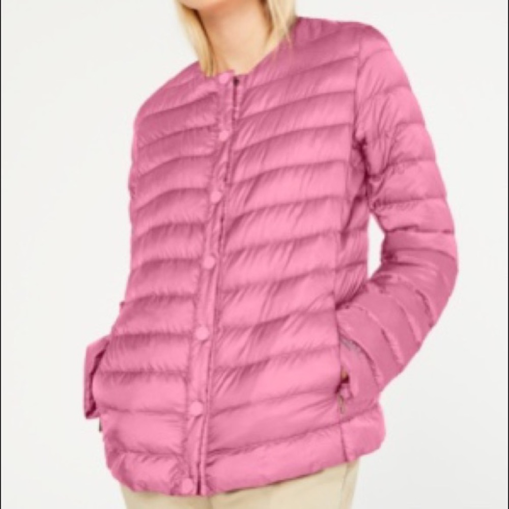 WEEKEND MAXMARA Maura Quilted Puffer Coat Pink